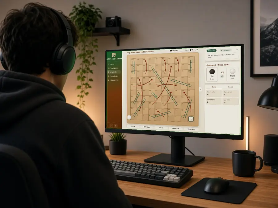 Leaving, reconnecting, and closing an online Snakes and Ladders room